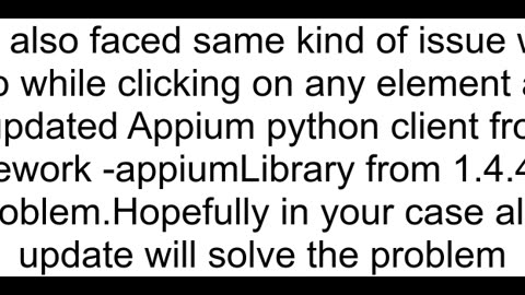 Robot Framework throws KeyError 39Platform Name39 Appium