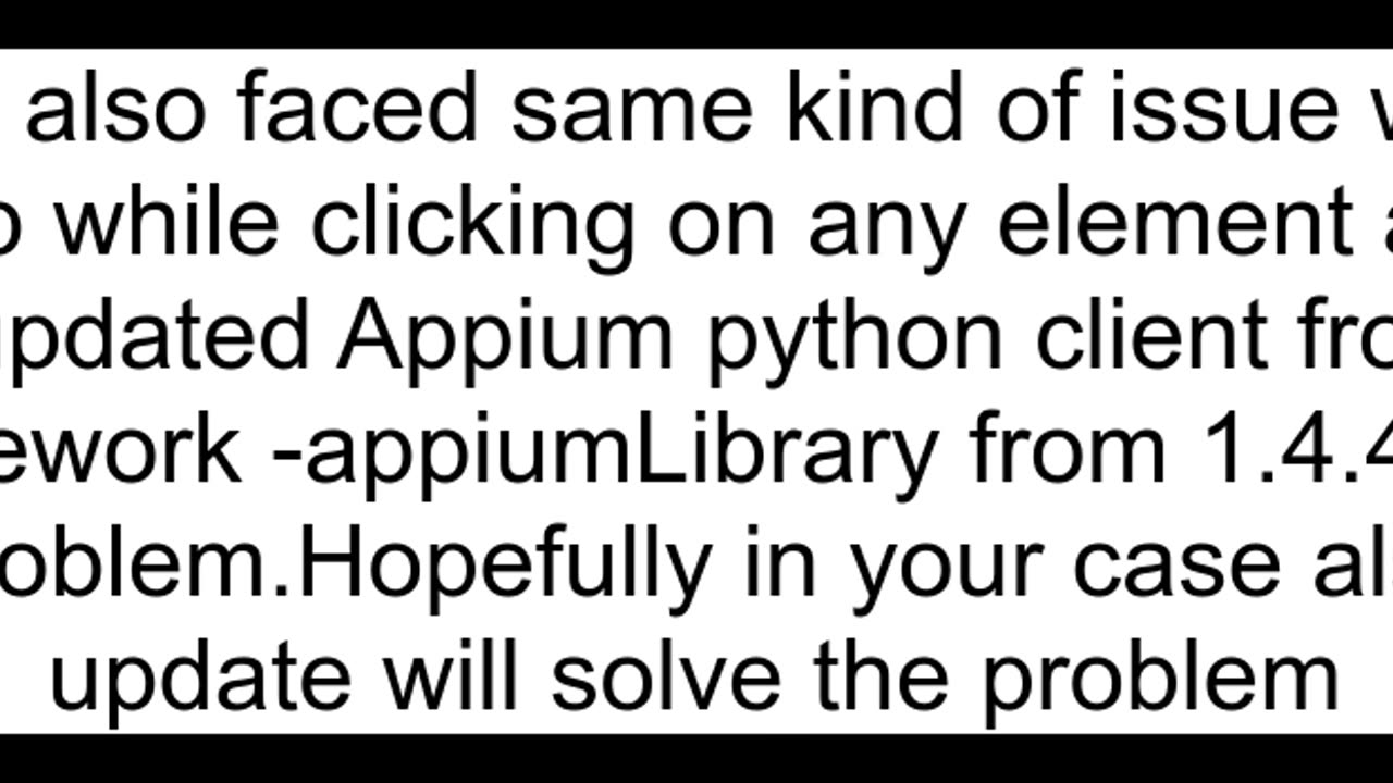 Robot Framework throws KeyError 39Platform Name39 Appium