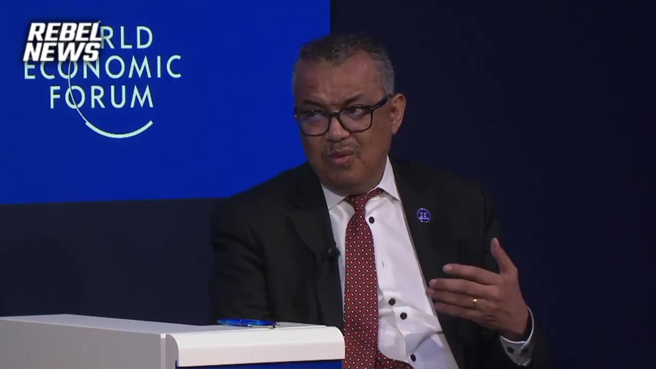 WEF WHO Tedros talks about Disease X