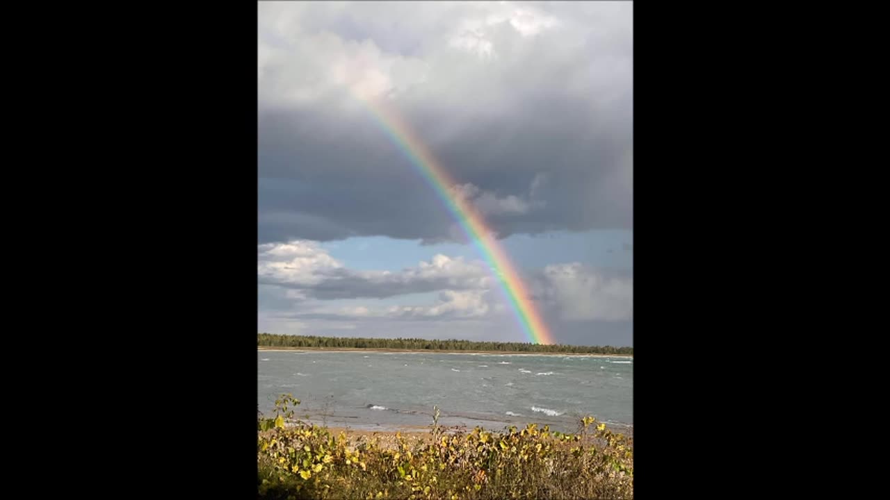 Rainbow Over Lake Michigan U.P. View