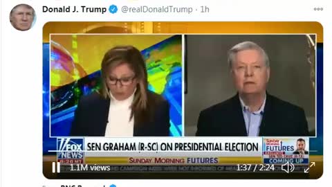 Affidavits of back dated ballots counted - Lindsey Graham