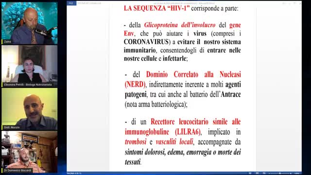 2021-08-10 - Zainz intervista ricercatori sul vaccino covid19 - grafene e sequenze cancerogene