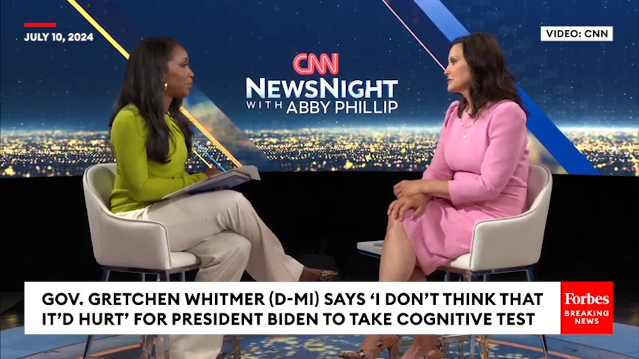 Gretchen Whitmer Says It Wouldn't Hurt For Biden To Take Cognitive Test