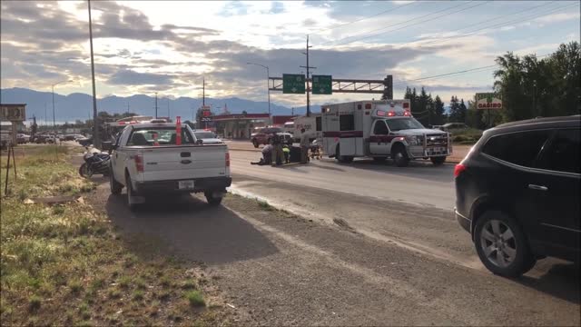 Man Down on Highway 2 - Kalispell, Montana