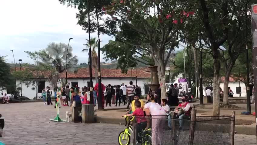 Marcha en Girón, Santander