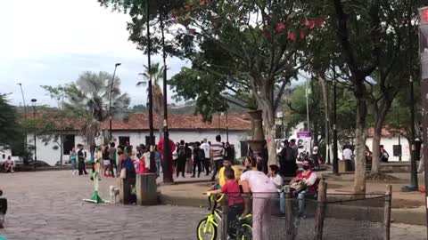 Marcha en Girón, Santander