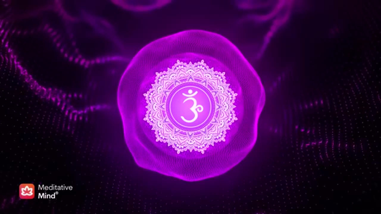 CROWN CHAKRA Healing Vibrations + Ocean Sounds | Awaken Kundalini, Activate Pineal Gland