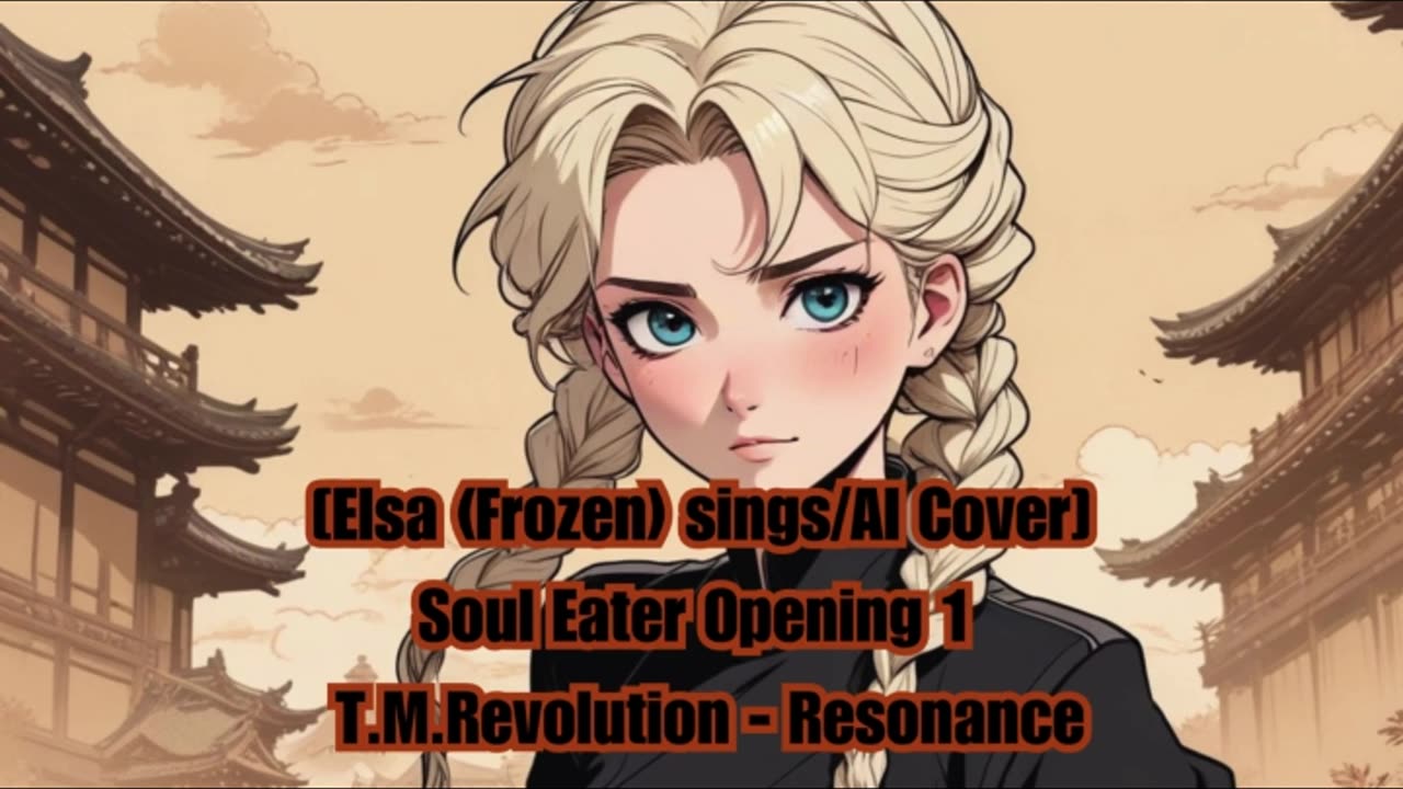 [Elsa (Frozen) sings/AI Cover] Soul Eater Opening 1 T.M.Revolution - Resonance