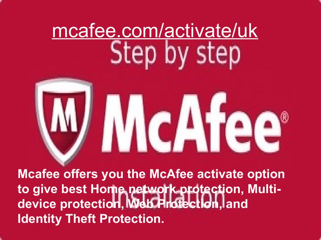 mcafee activate uk