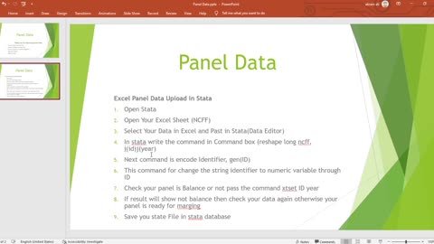 Panel Data in Stata