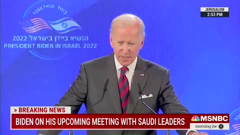Biden: ‘The Reason I’m Going to Saudi Arabia ... Is to Promote U.S. Interest’