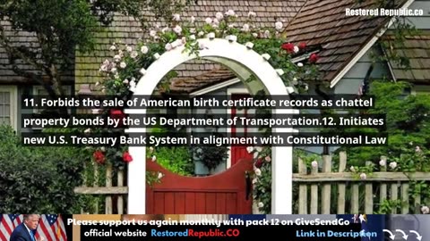 RESTORED REPUBLIC REPORT UPDATE 4/26/2024