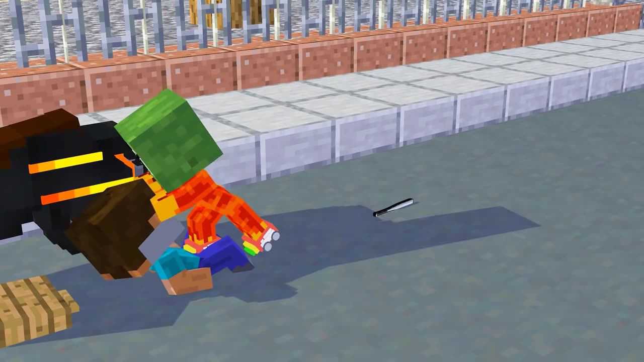 Monster School Fire Baby Zombie Superhero - Sad Story - Minecraft Animation