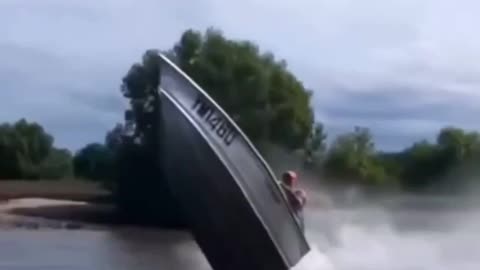 amazing boat control!