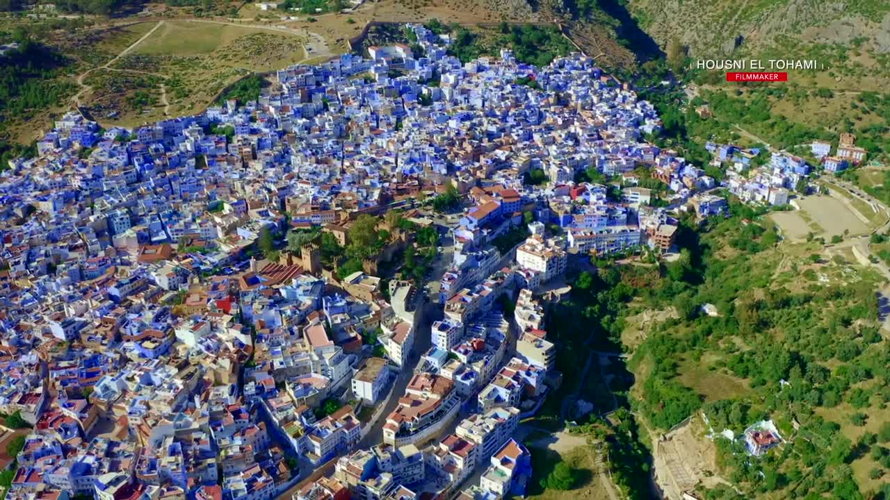 Morocco, Shavshawon, the blue city