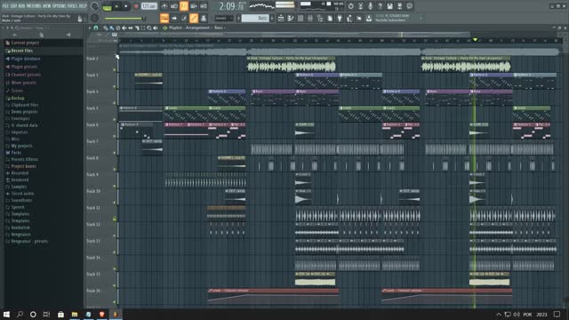 Alok & Vintage Culture - Party On My Own (Full Remake) [FREE FLP]