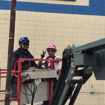 Working with my buddy