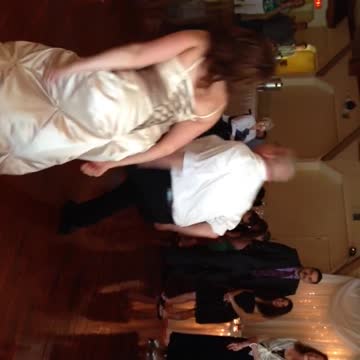 Couple Busts A Move On Wedding Day