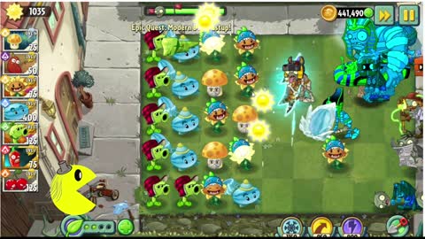 Plants vs Zombies 2 - Epic Adventure Quest - Modern Day Dustup - Core Plants Only - March 2022