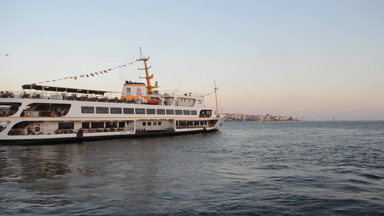 Steamboat Istanbul Bosphorus Sea Turkey Shipping