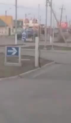 BREAKING... Russian forces towing away damaged helicopters from #Kherson airfield