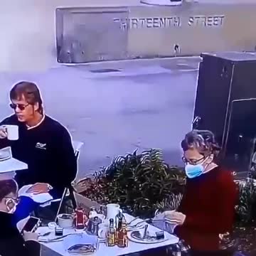 Moron Eating with a Mask on