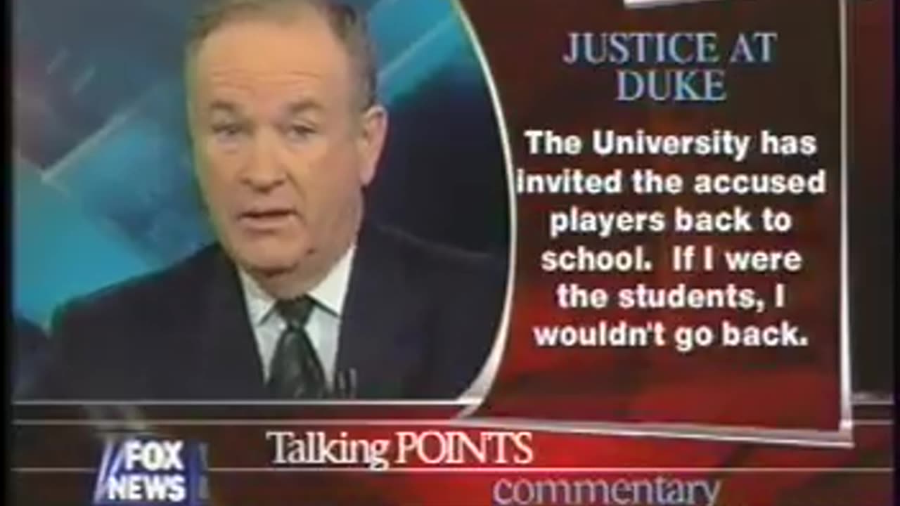 2006 Stephen Miller (Duke lacrosse scandal) on Bill O'Reilly Factor with Jesse Watters