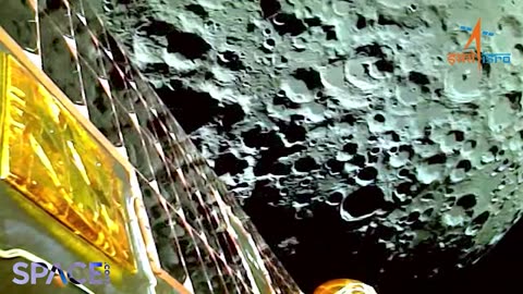 Amazing moon views captured by Chandrayaan-3 spacecraft during orbit insertion.. #space