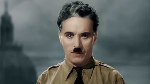 Charlie chaplin speech: THE great dictator