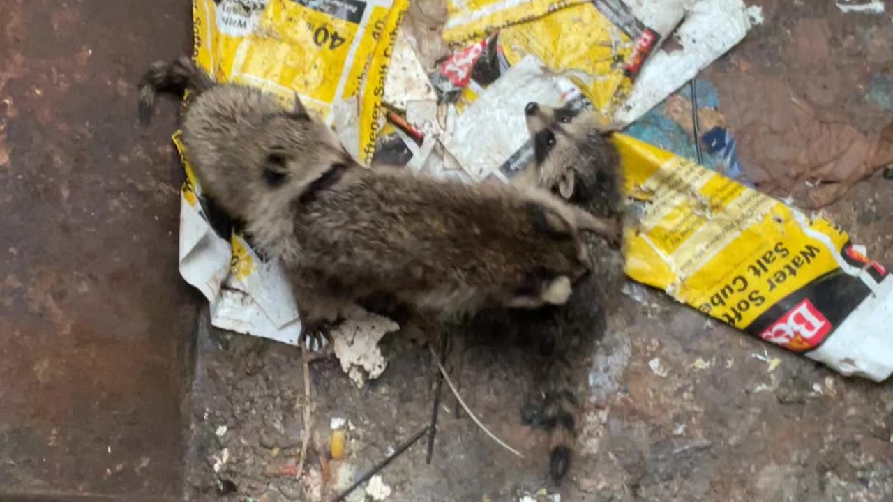 Racon in a dumpster