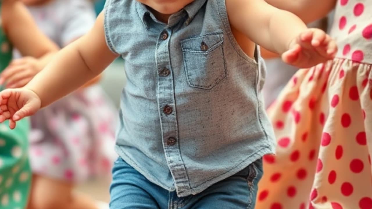 Toddler Plays Peek-a-Boo with Pets