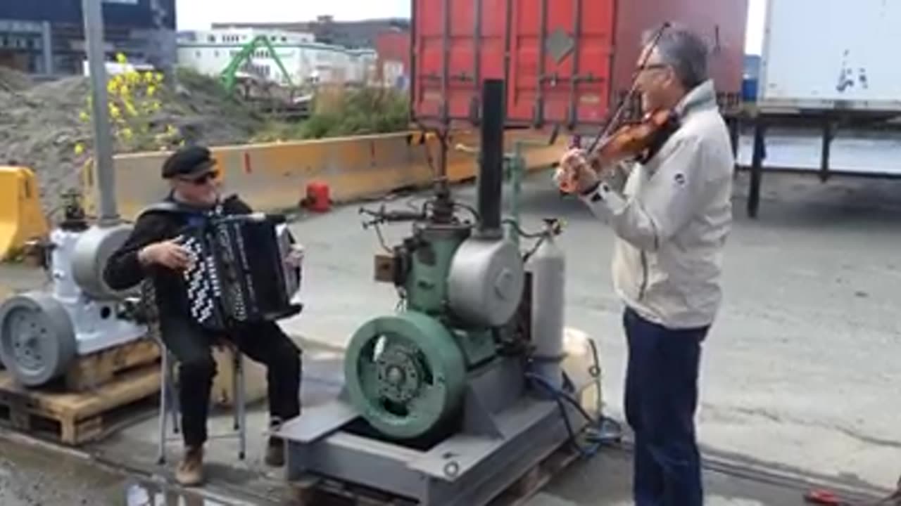 music with stationary engine