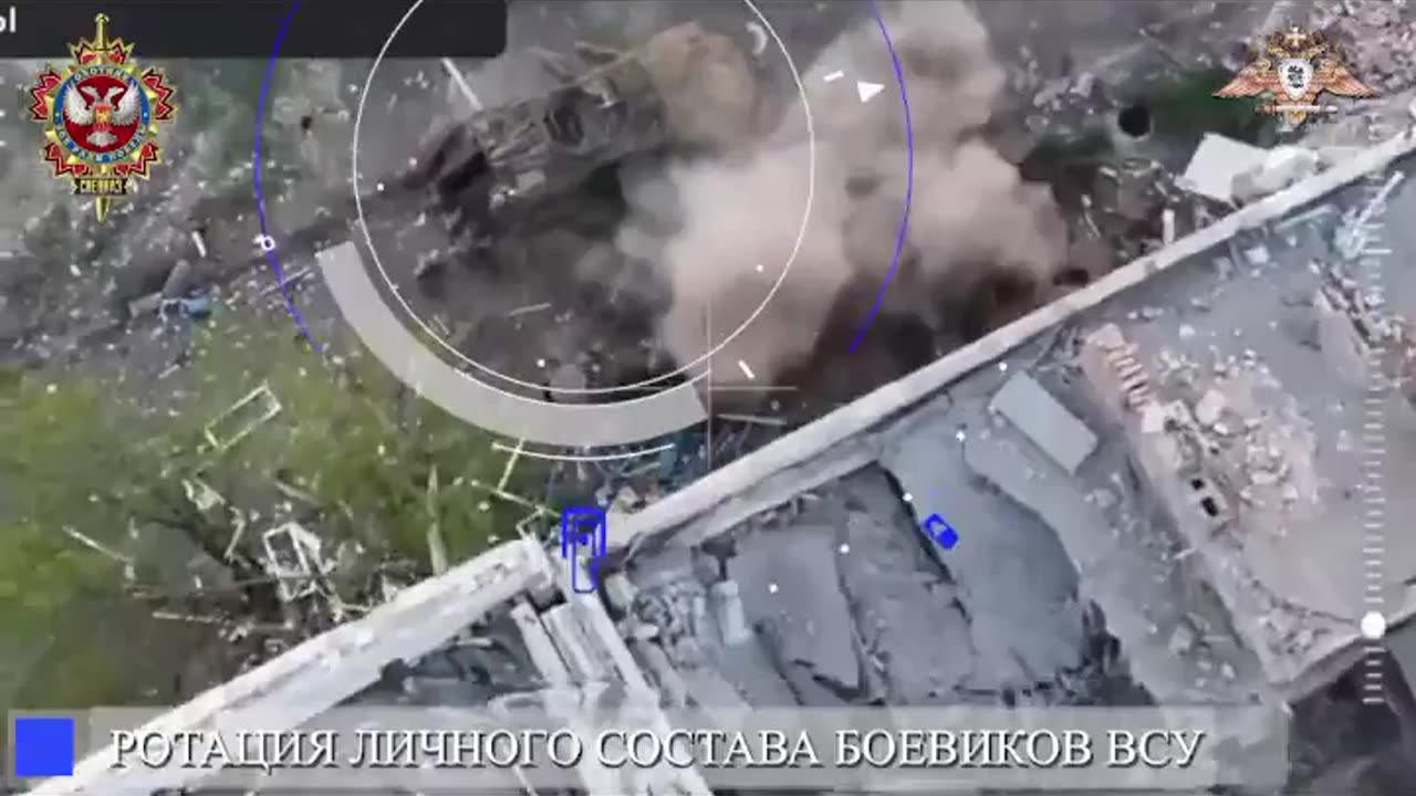 Two Ukrainian squads preparing to rotate get hit by drone