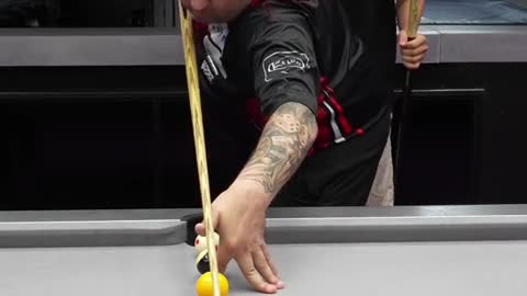 aaronvancoppenolledoingthesatisfyinglineupdrill#billiards