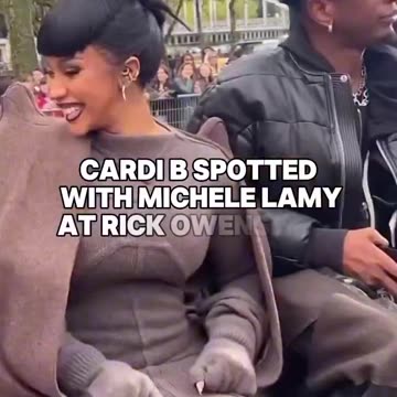 Michèle Lamy and Cardi B…..The Demons walk among us