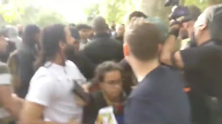 Speakers Corner, UK: Muslims Assault Christian Hatun Tash - July 26, 2020