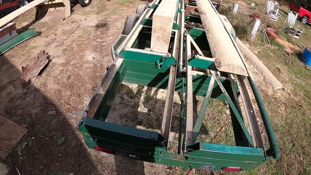 East Texas Sawmill DIY Trailer. Cutting Lap Siding Part 9