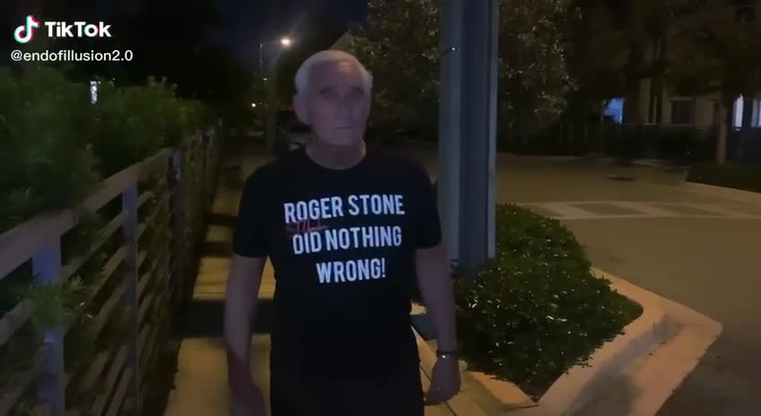 Roger Stone, tells the Daily Beast to F You and Walks off