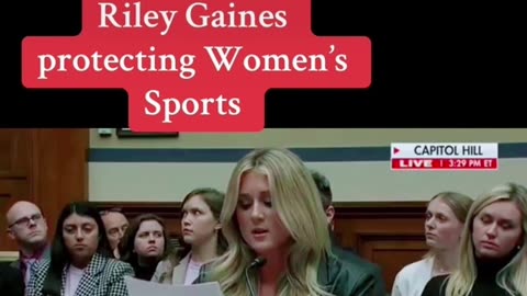 Riley Gaines defends Women’s Sports
