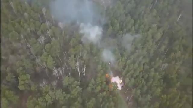 Destruction of the enemy column near Kiev
