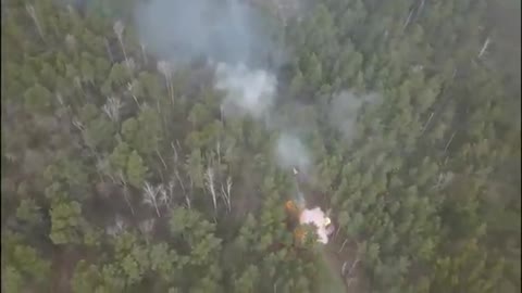Destruction of the enemy column near Kiev