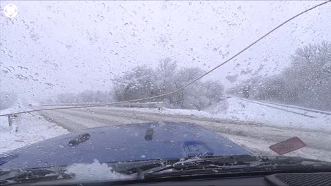 Close Call in the Texas Snow 2021