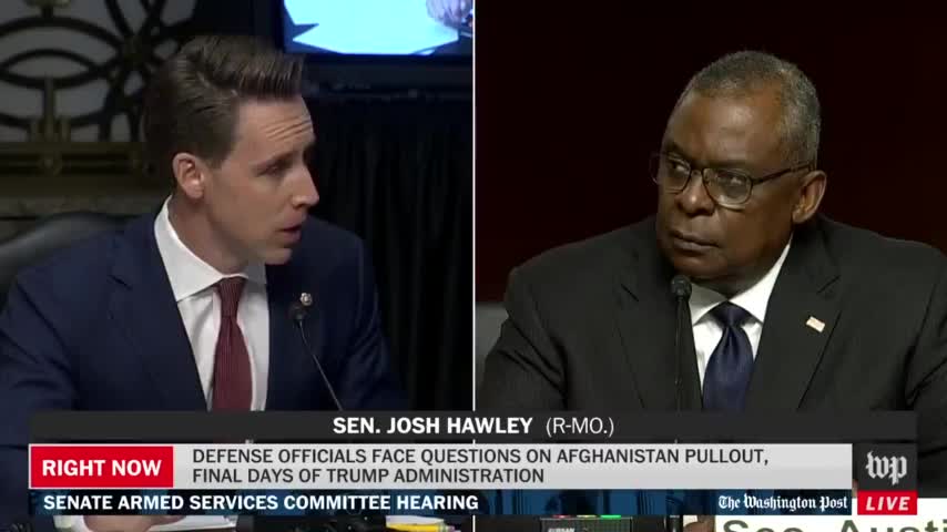 Josh Hawley SLAMS Lloyd Austin: "You Have Left Americans Behind"