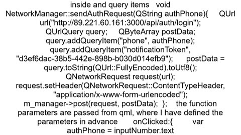 How to define QNetworkRequest object from cpp to qml