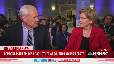 Warren throws a fit when questioned about her BS