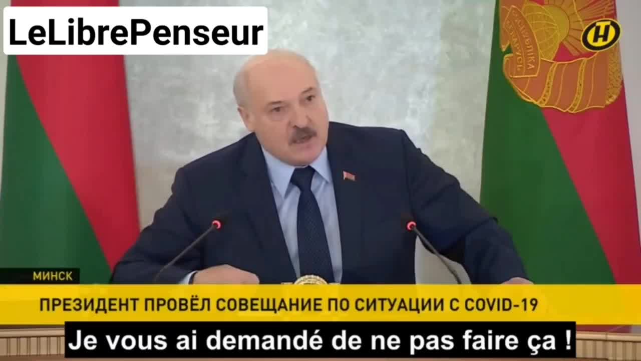 Recadrage sévère de la part du président Biélorusse auprès de ses ministres et gouverneurs