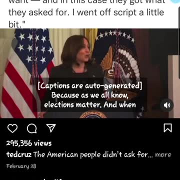 " You got want You Voted for," Kamala Harris