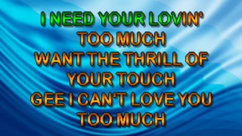 kbkaraokeking Elvis_Presley Too much