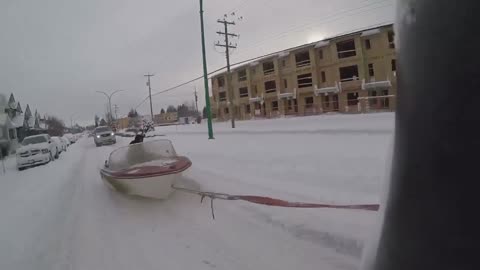 Boating in Winter