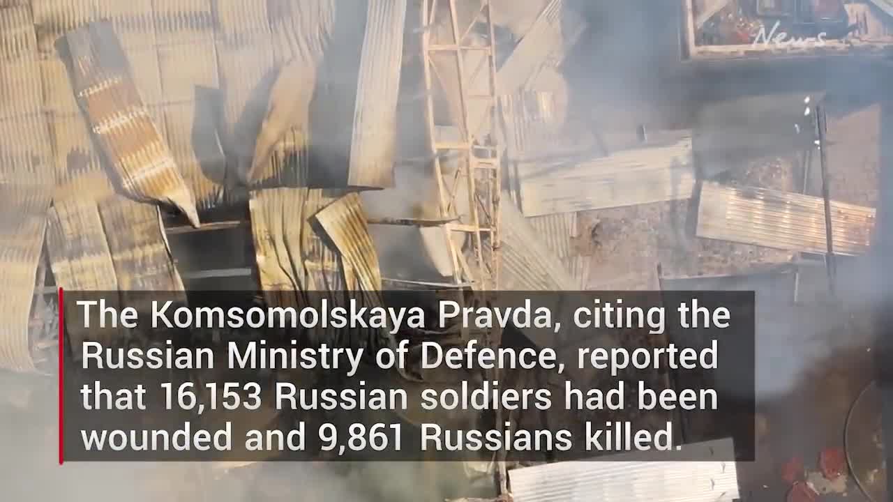 Pro-Kremlin newspaper leaks shocking Russian death toll in Ukraine